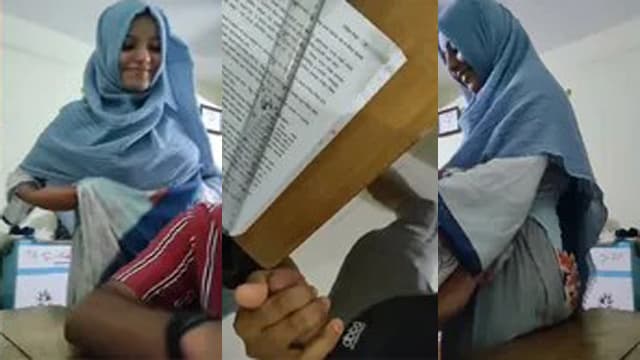 Hijabi School Girl Fucking With Teacher – Passionate Desi Sex