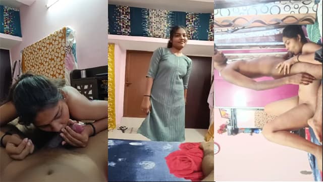 Tamil Girl Blowjob And CumShot Face – South Indian Sex
